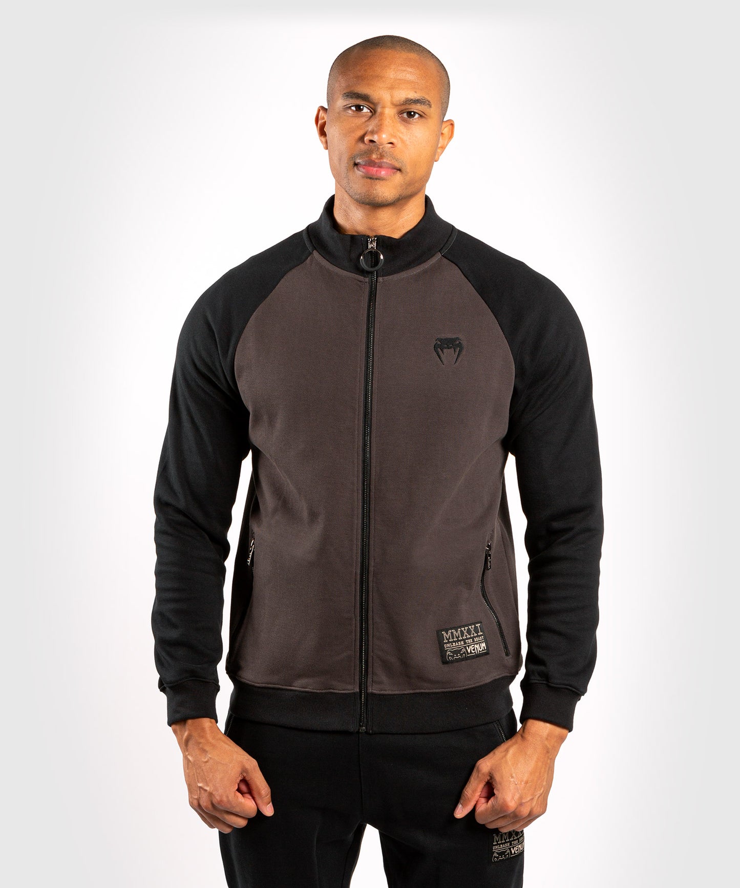 Venum Lions21 Joggingjacke – Schwarz/Grau