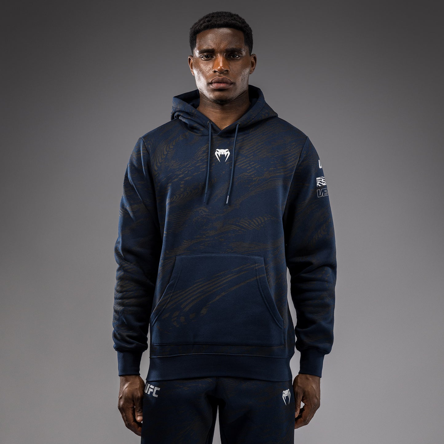 UFC Fusion by Venum Fight Week Herren Pullover Hoodie - Ozeanisches Blau