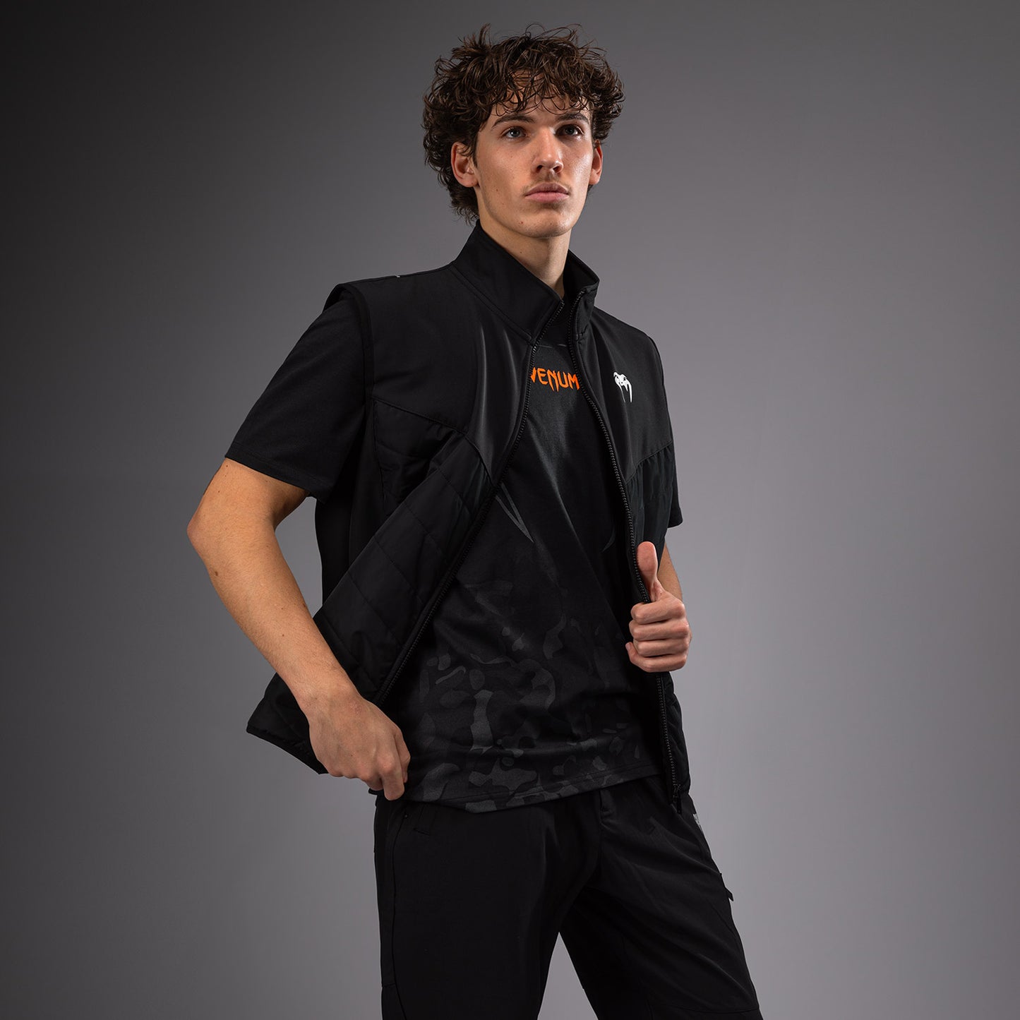 Venum Paddock Softshell Jacke Kurzarm - Schwarz