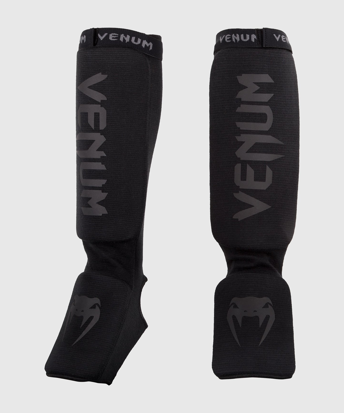 Venum Kontact Schienbeinschoner - Schwarz/Schwarz