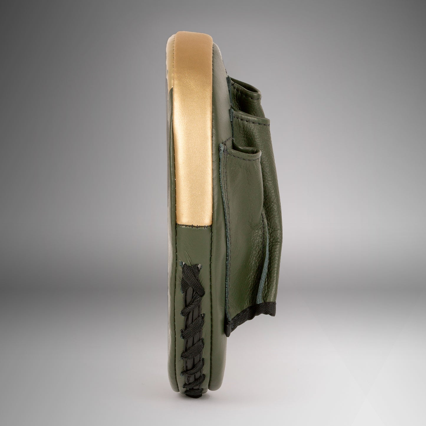 Venum Pro Boxhandschuhe Mini-Rundschlag-Schild – Khaki/Gold