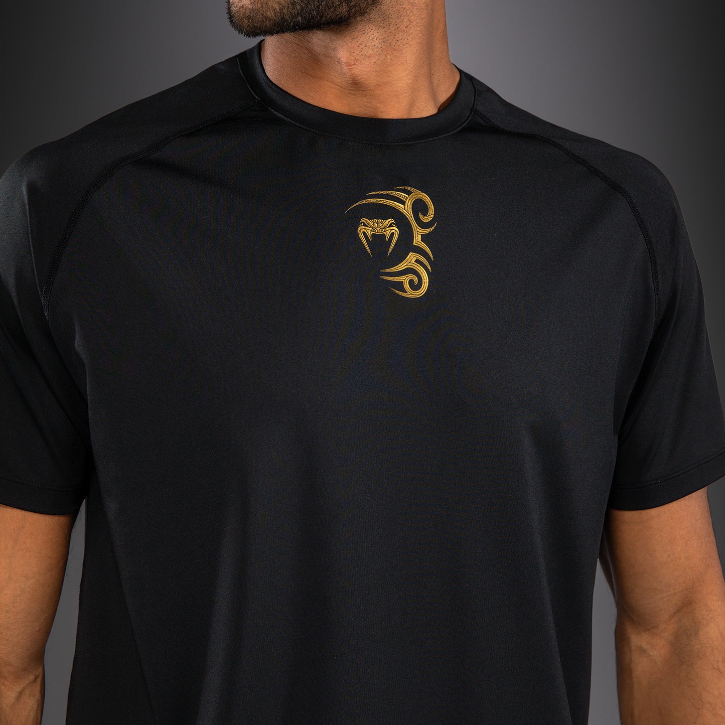 Venum x Mike Tyson Tiger Dry-Tech-T-Shirt - Schwarz/Gold