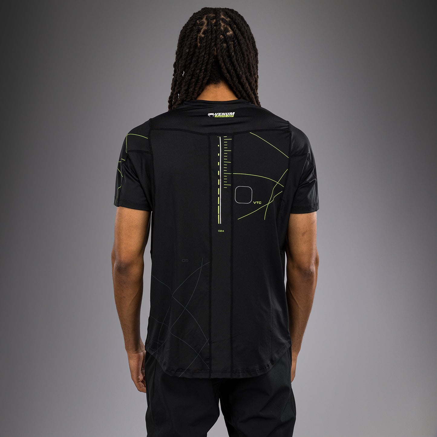 Venum Training Camp 4.0 Dry-Tech T-Shirt - Schwarz/Neongrün