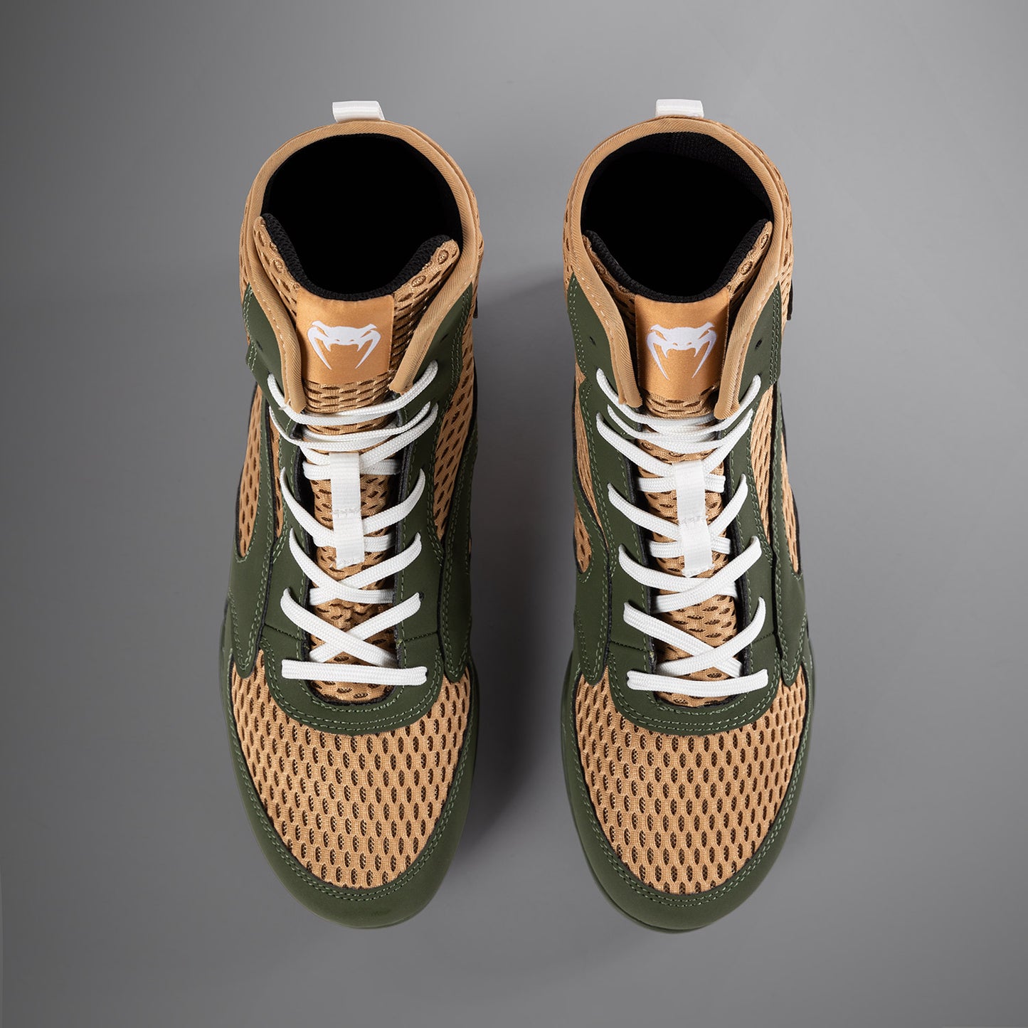 Venum Contender Boxschuhe - Militärgrün/Sand