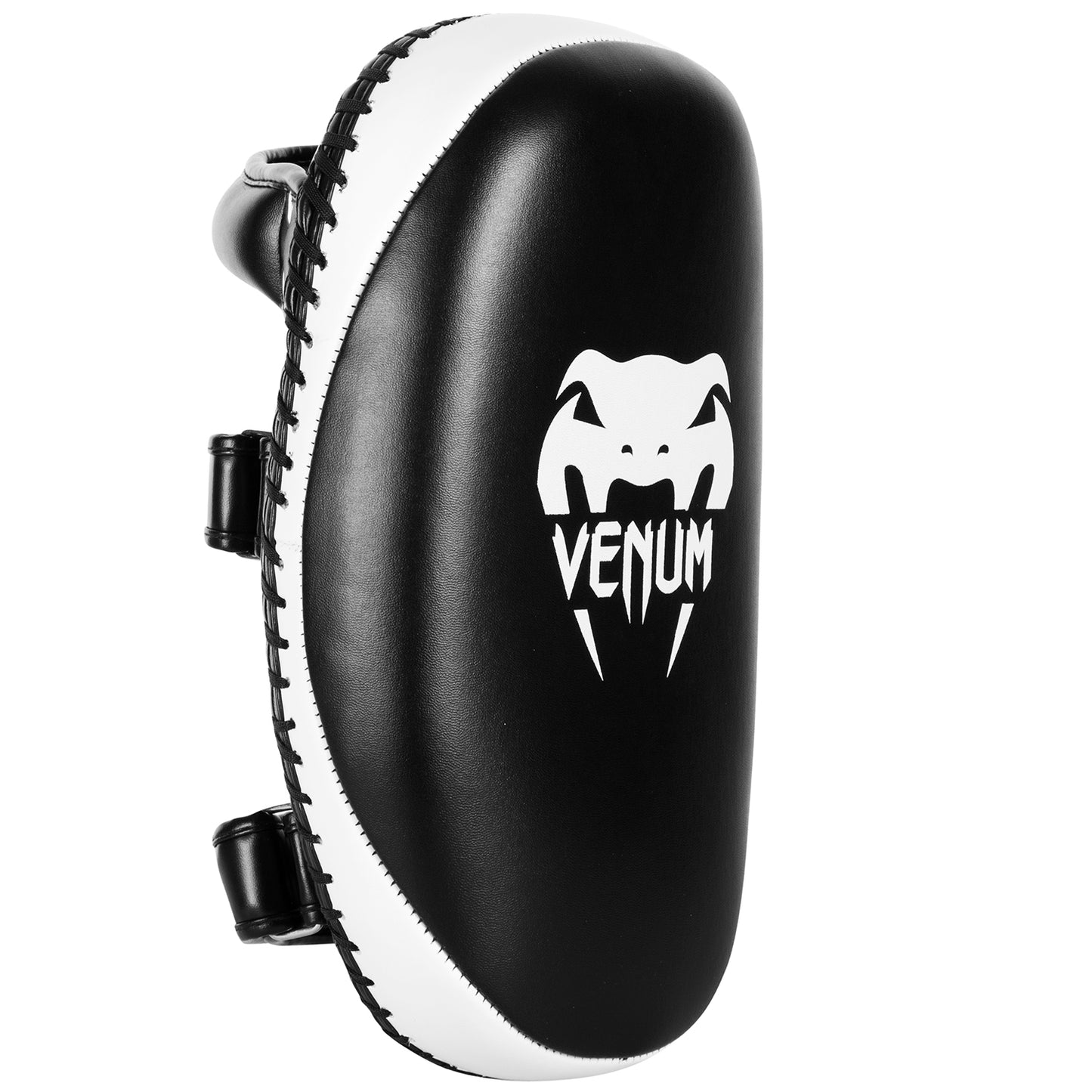 Venum Light Kick Pads - Skintex Leder - Schwarz/Icefarben (Paar)