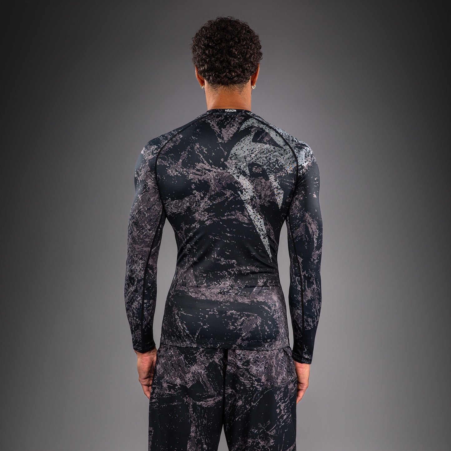 Venum Rage & Workout Langarm-Rashguard - Schwarz/Grau
