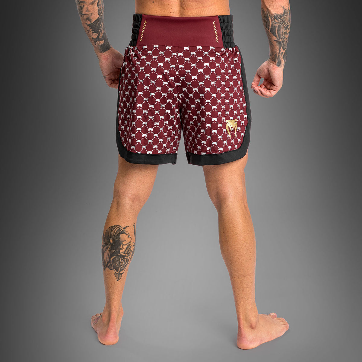Venum Monogram Boxershorts - Schwarz/Burgund