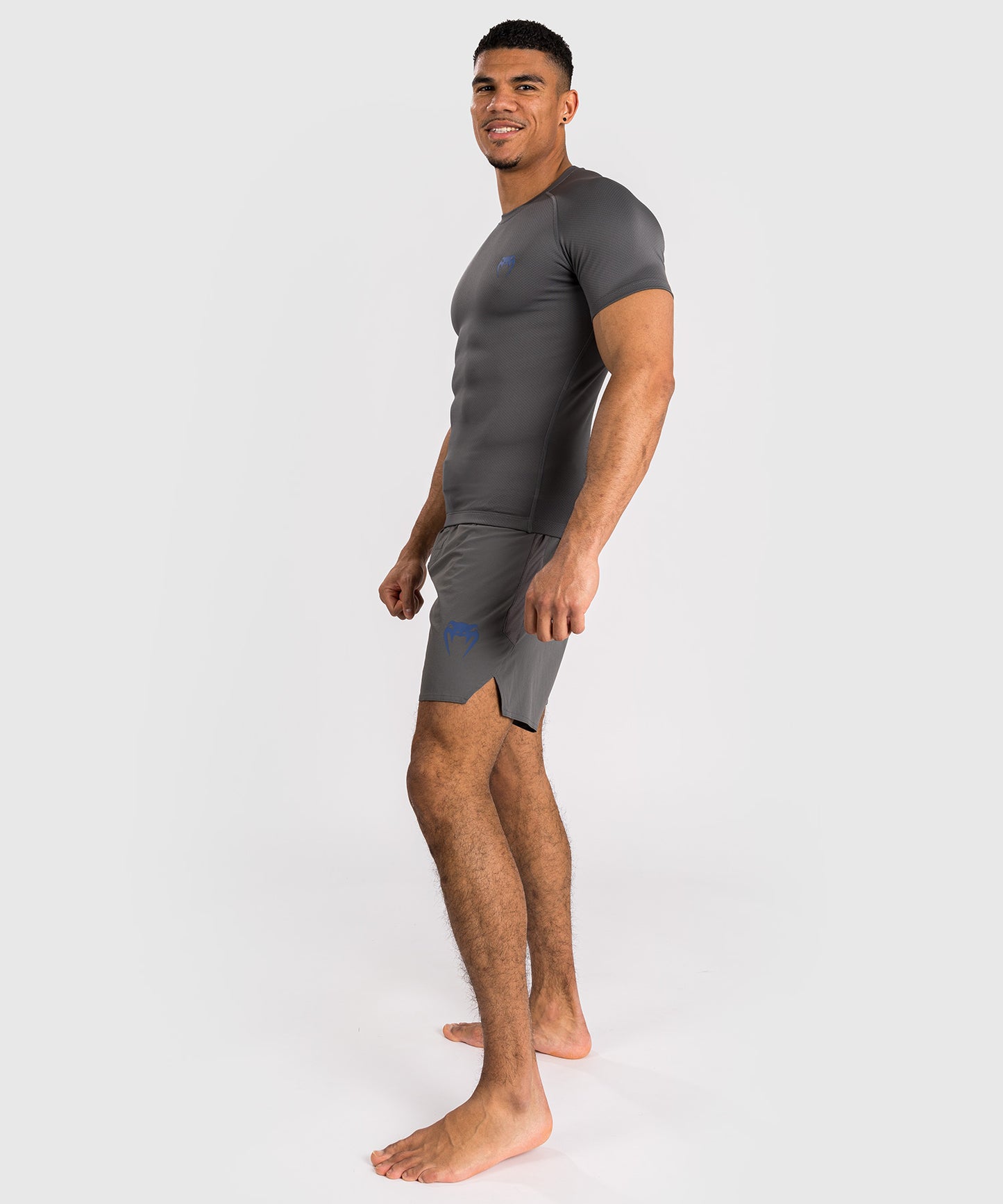Venum Contender Herren Kurzarm Rashguard - Grau