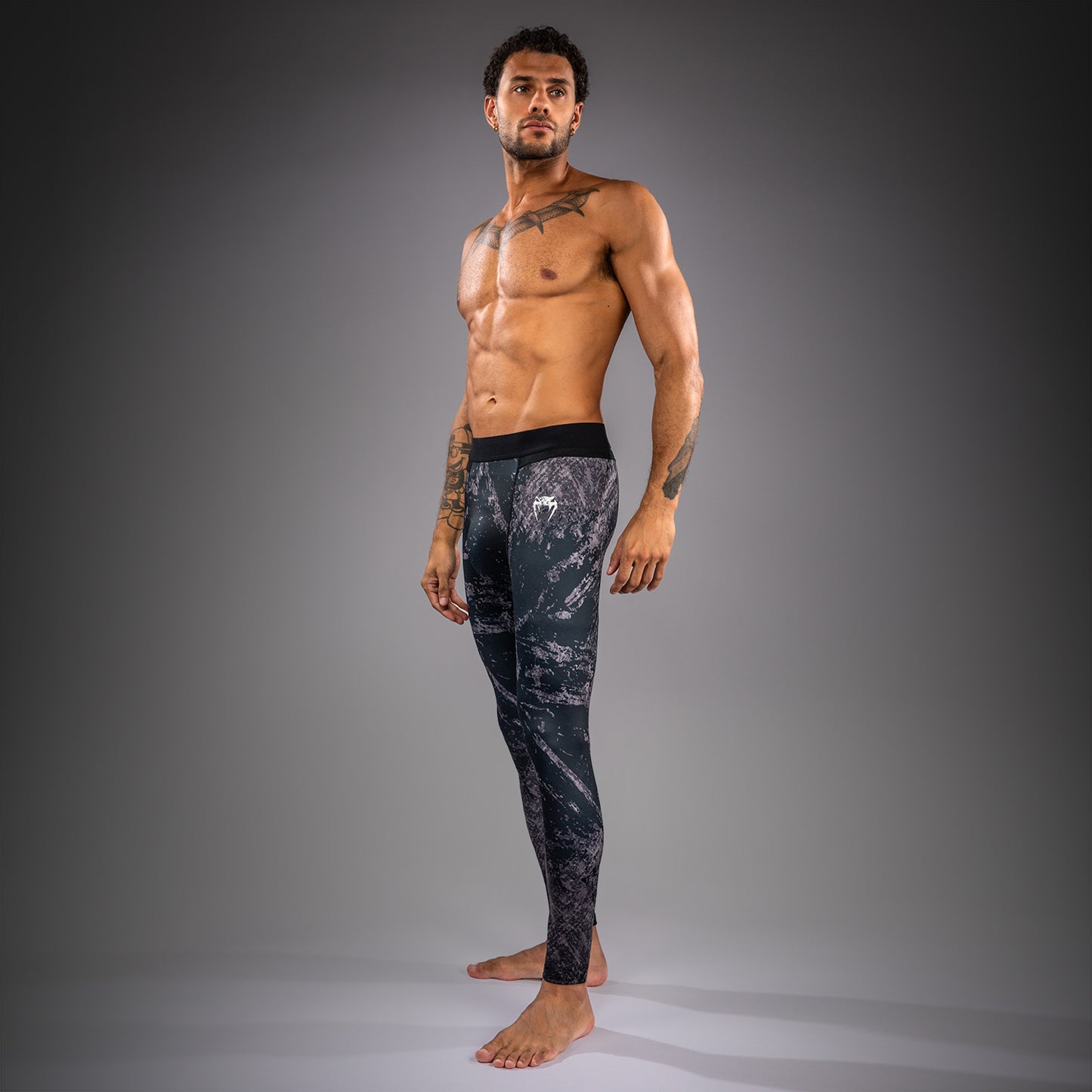 Venum Rage & Workout Kompressionshose - Schwarz/Grau
