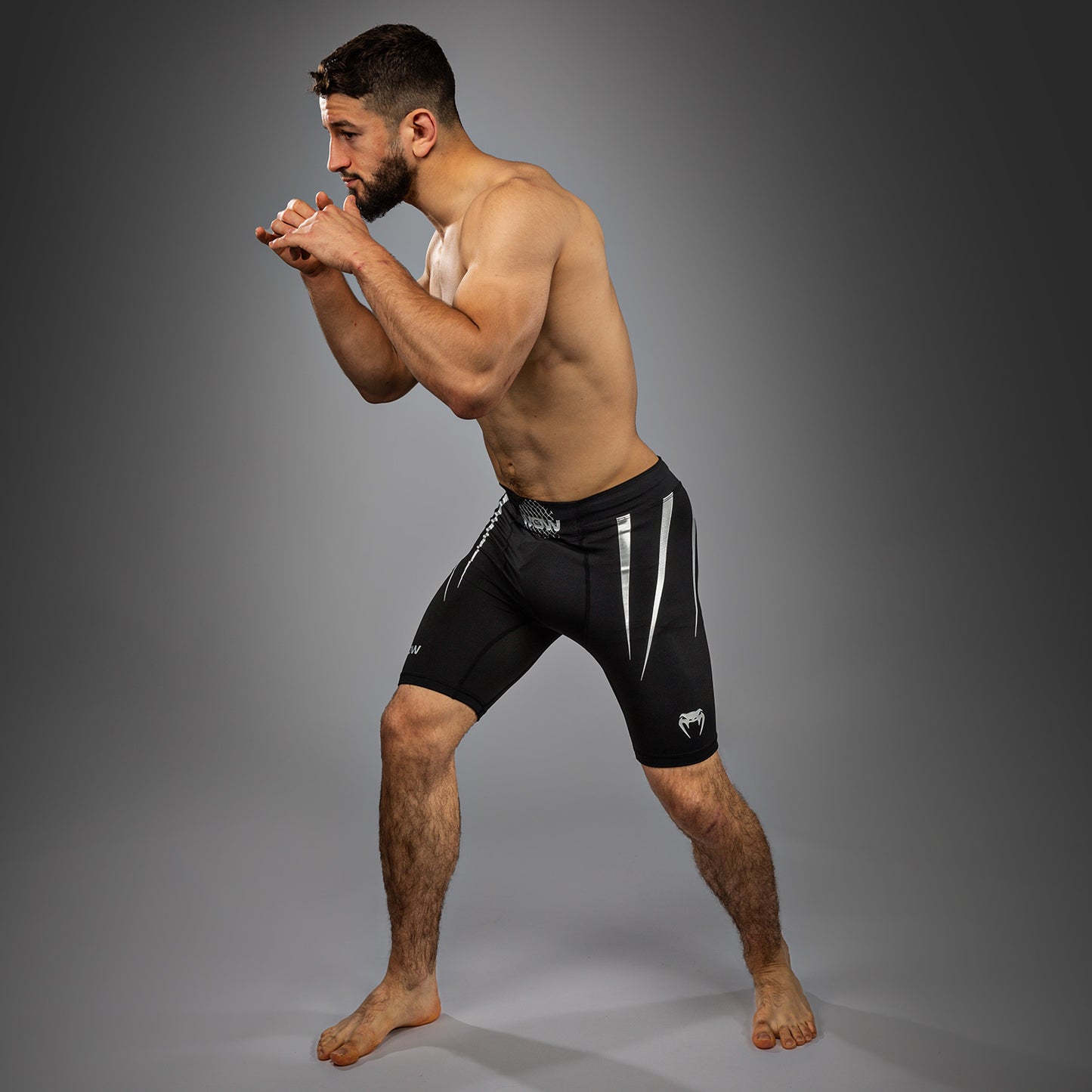 Venum x WOW FC Herren Vale Tudo Shorts - Schwarz/ Grau