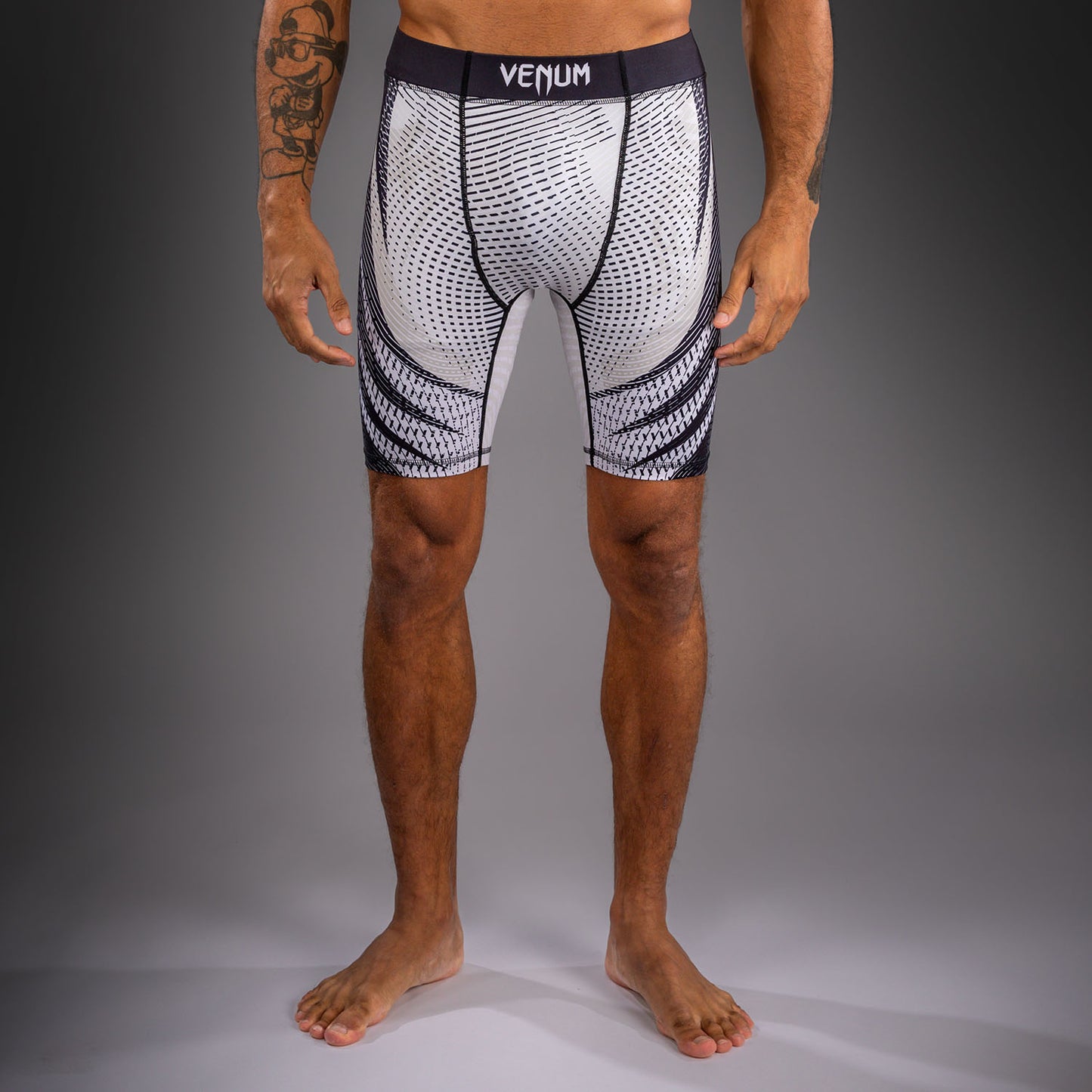 Venum Galactic 3.0 Kompressionsshort - Cremeweiß/Schwarz