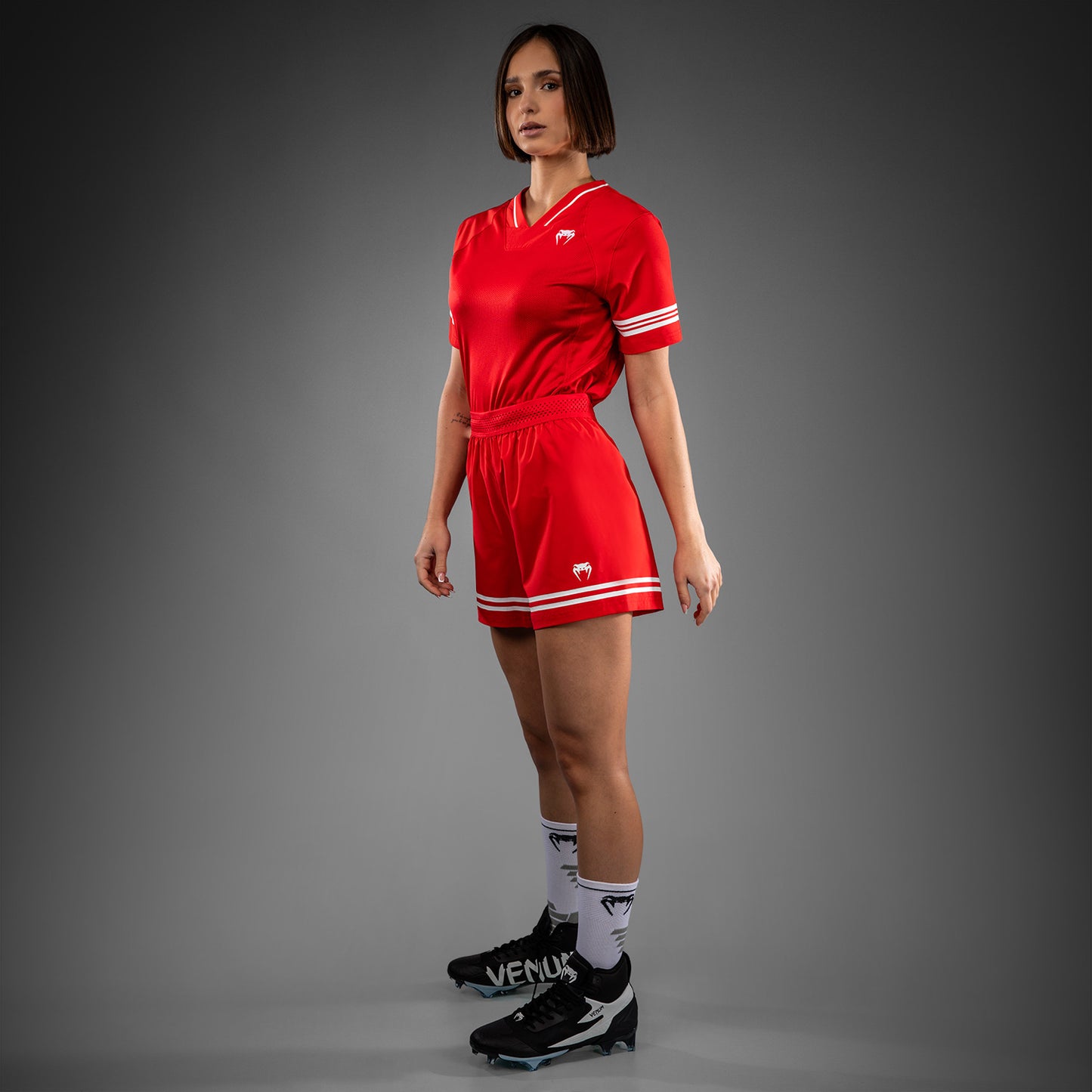 Venum Flag Fußball Shorts für Damen - Rot