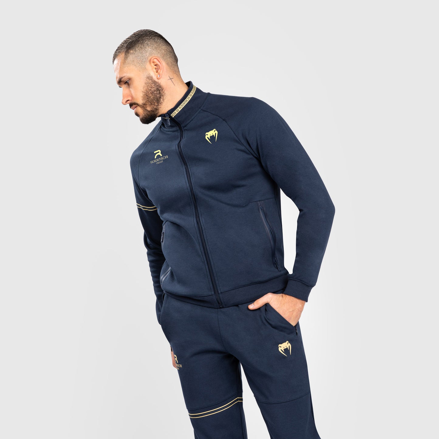 RAJADAMNERN Venum Sweatshirt mit Reißverschluss - Blau