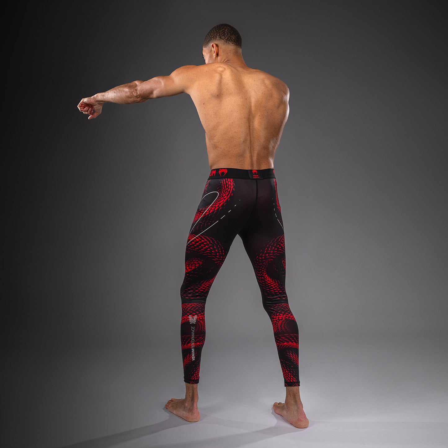 Venum Matupa Spats - Schwarz/Rot/Silber