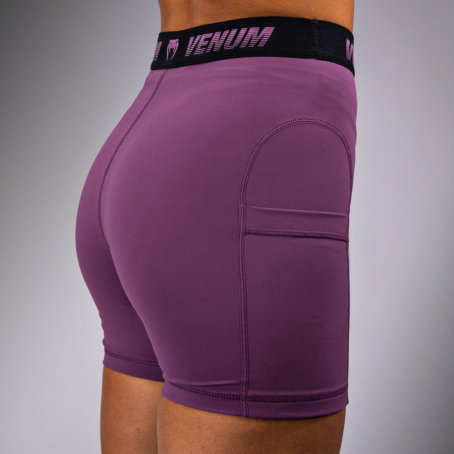 Venum Elevate Lange Vale Tudo Shorts für Frauen - Dusky Orchid