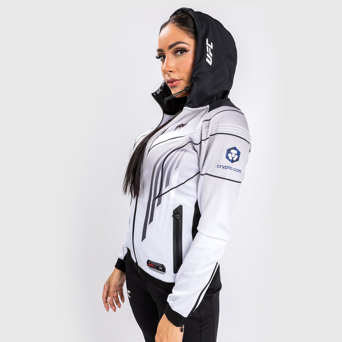 UFC Venum Authentic Fight Night 2.0 Frauen Walkout Hoodie - weiß