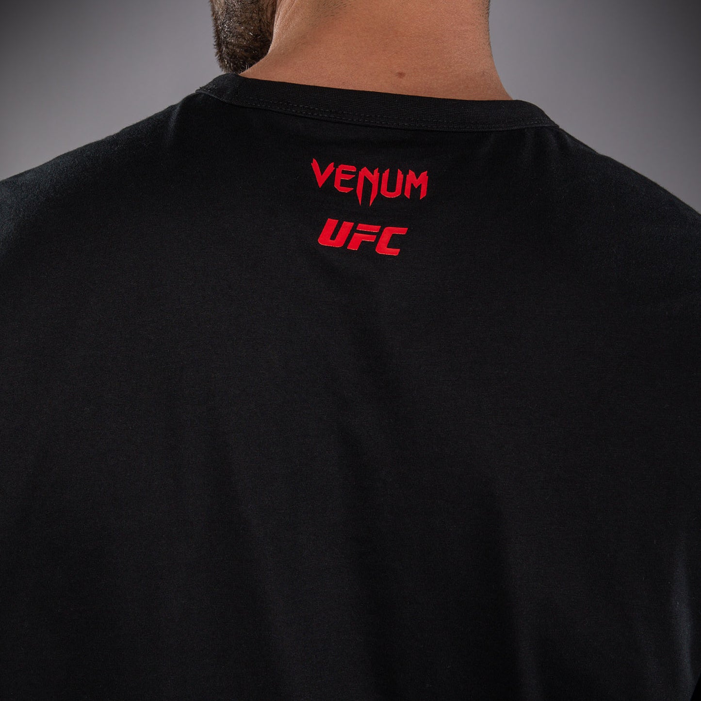 Venum UFC Unity by Venum Authentic Fight Week Herren-Kurzarm-T-Shirt - Schwarz