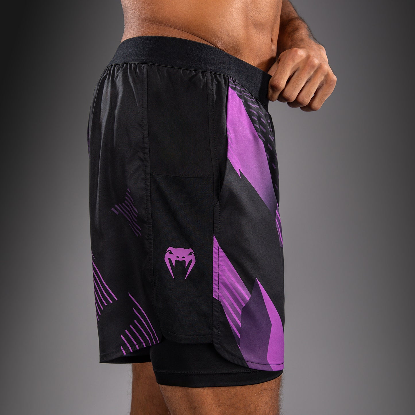 Venum No-Gi 6.0 Trainingsshorts - Schwarz/Lila