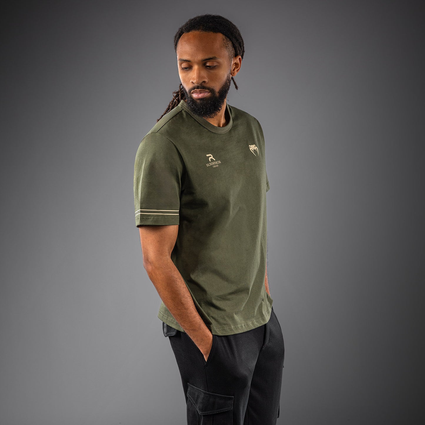 Venum x Rajadamnern T-Shirt - Militärgrün