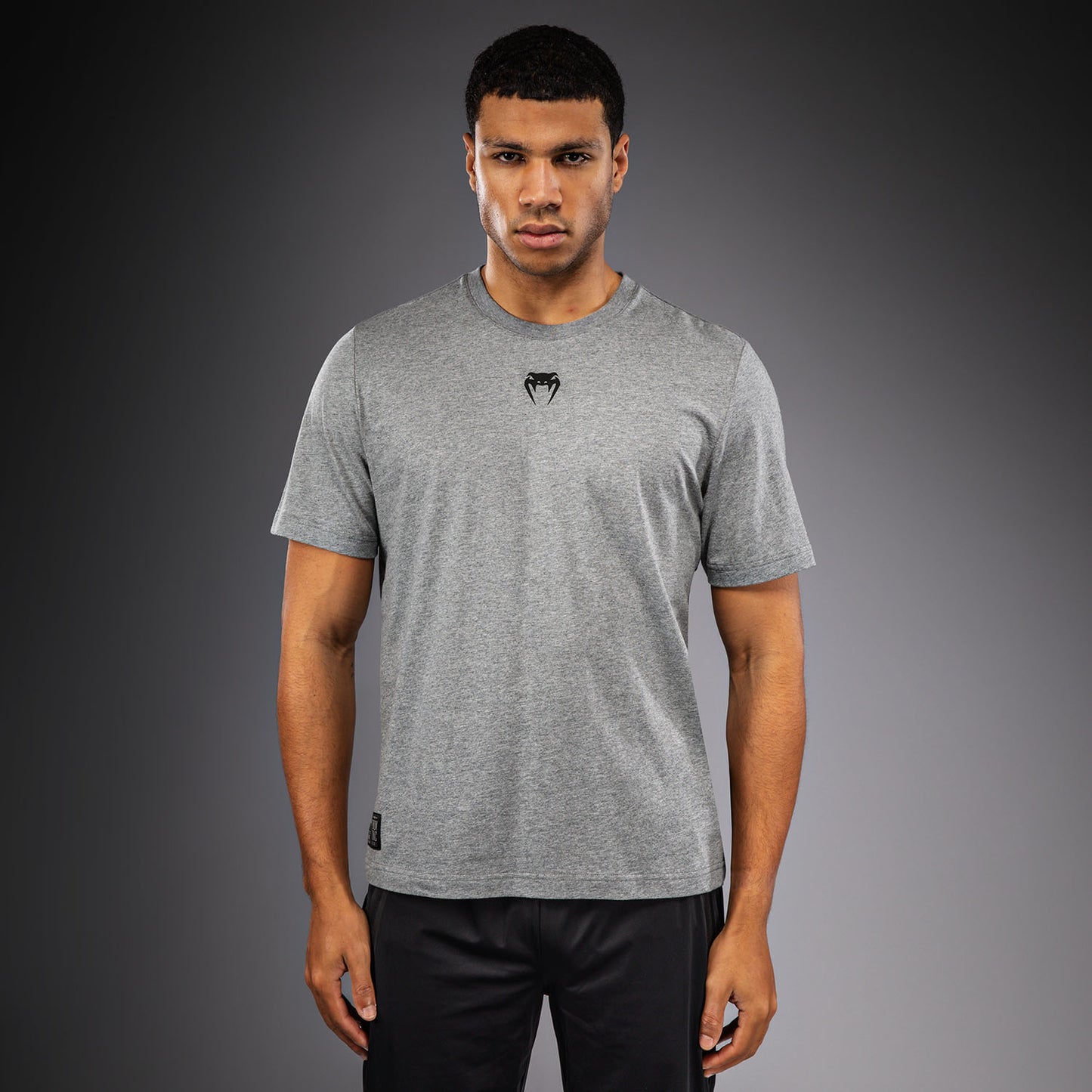 Venum Fight Icon T-Shirt aus Baumwolle - Mélange Grau