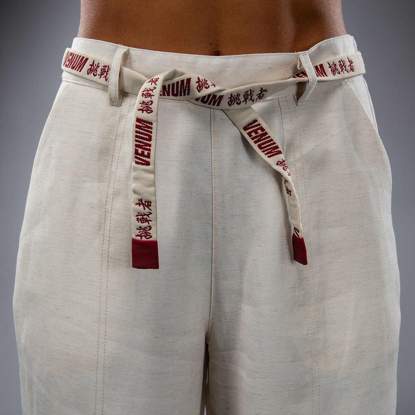 Venum Serpenti Damen Hose – Elfenbein/Burgunder