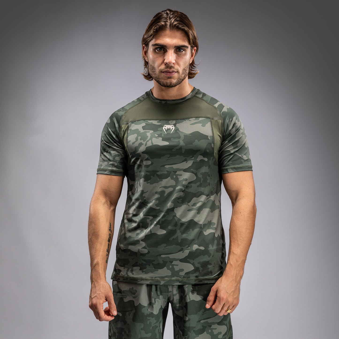 Venum G-Fit Air Herren Dry-Tech T-Shirt - Army Camouflage