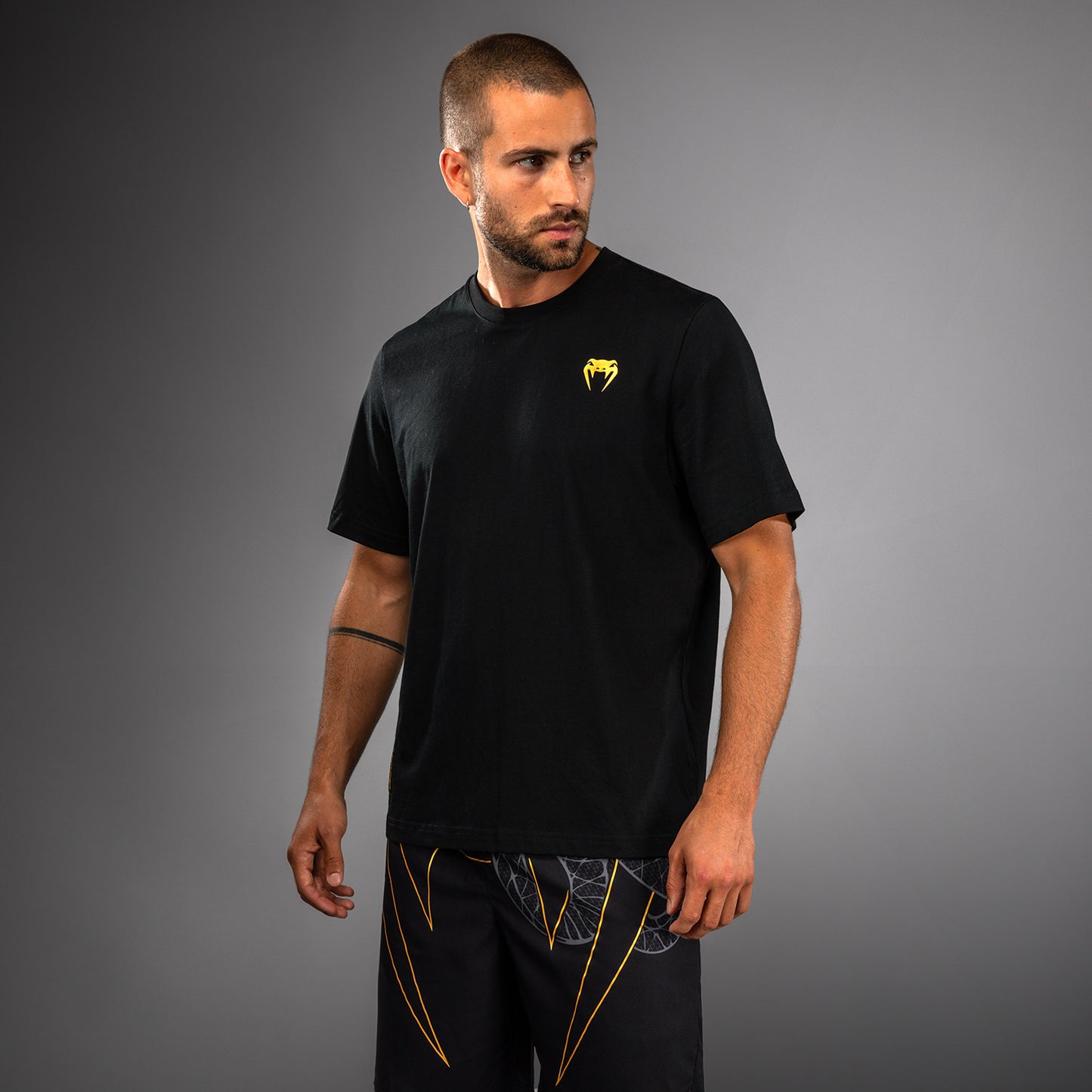 Venum Serpenti T-Shirt – Schwarz/Silber/Gold