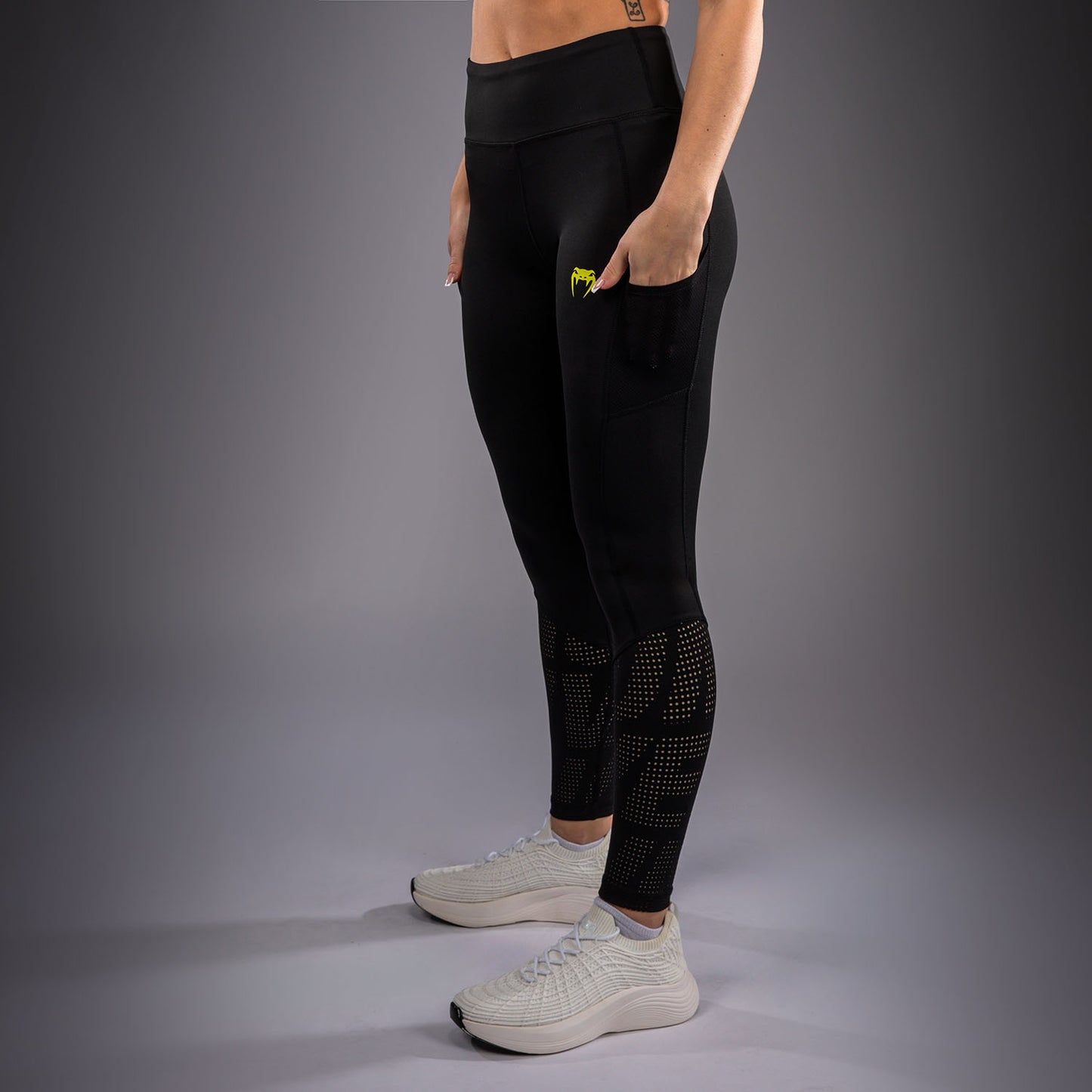 Venum Lazer Leggings Für Damen - Schwarz/Gelb