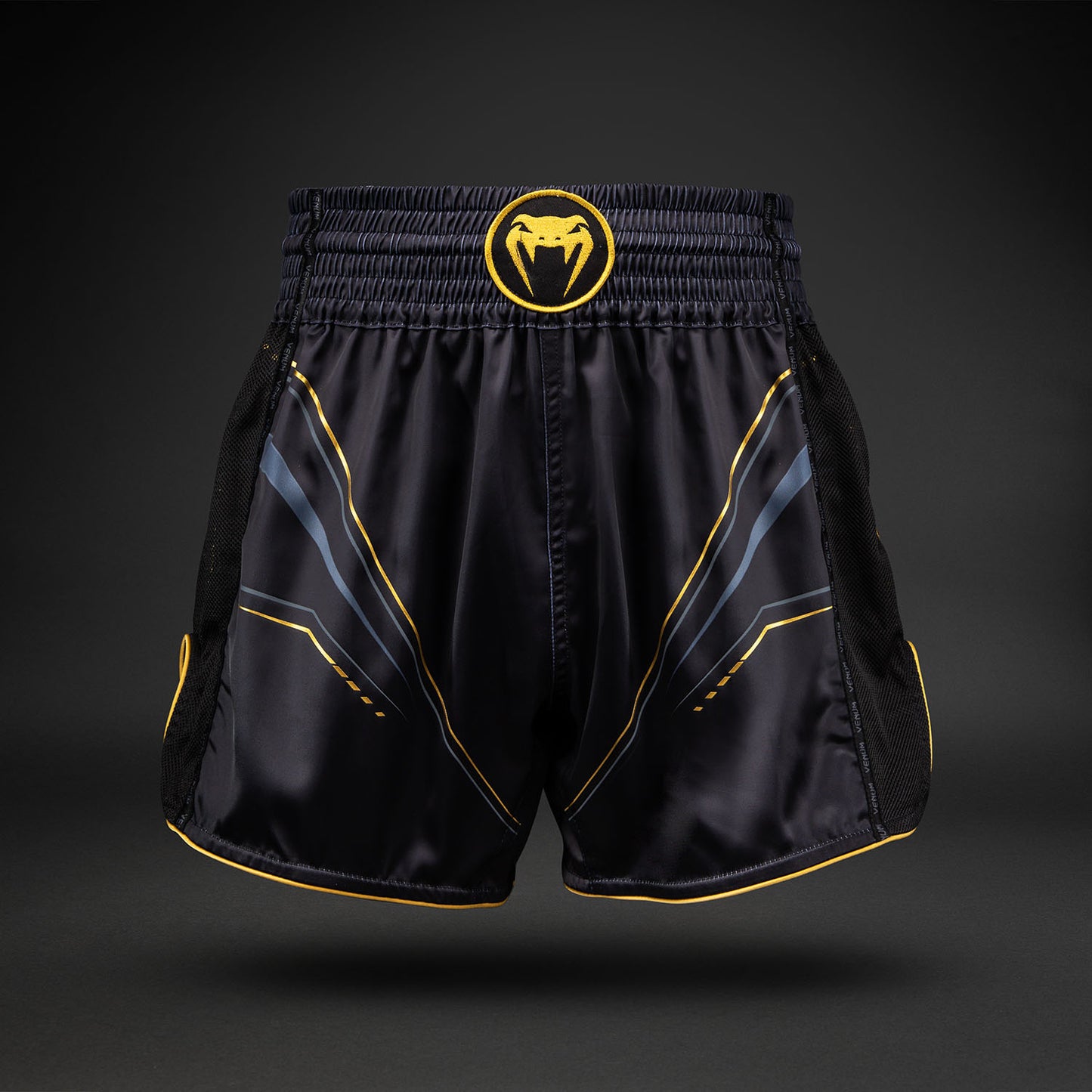 Venum Streamline Muay-Thai-Shorts – Schwarz/Gold