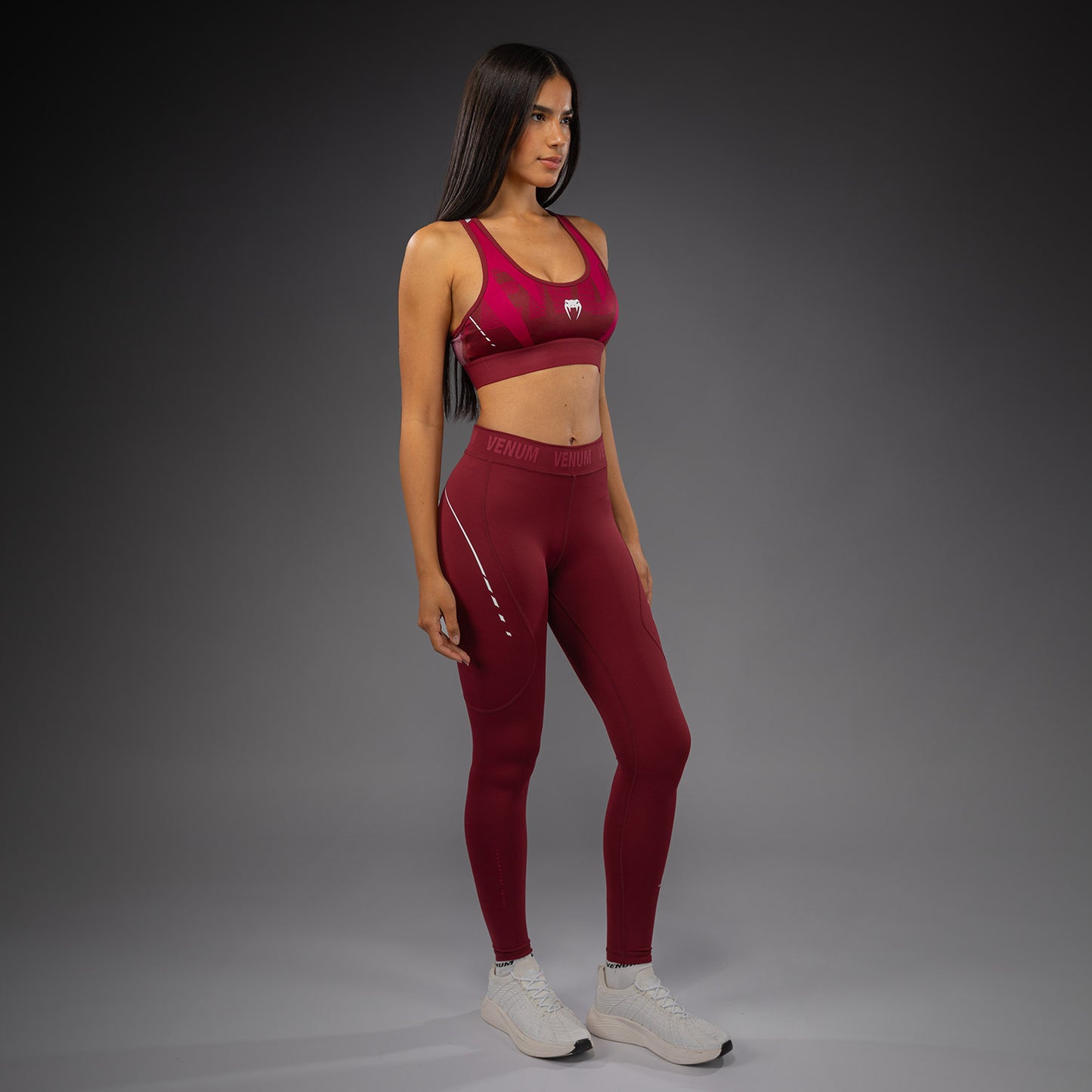 Venum Adrenaline Damen Leggings – Burgunder/Rosa