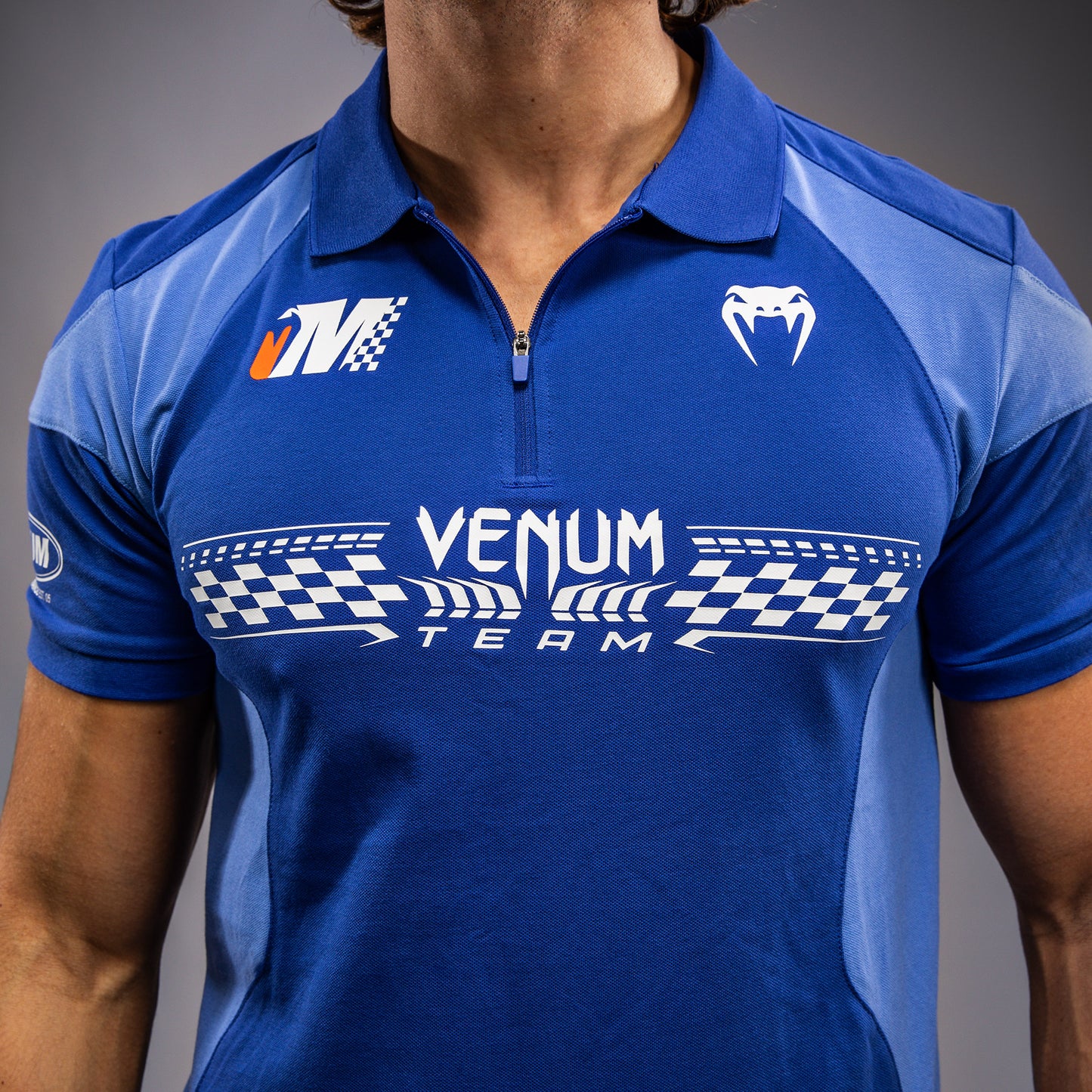 Venum Motorsport Baumwoll-Polo - Königsblau
