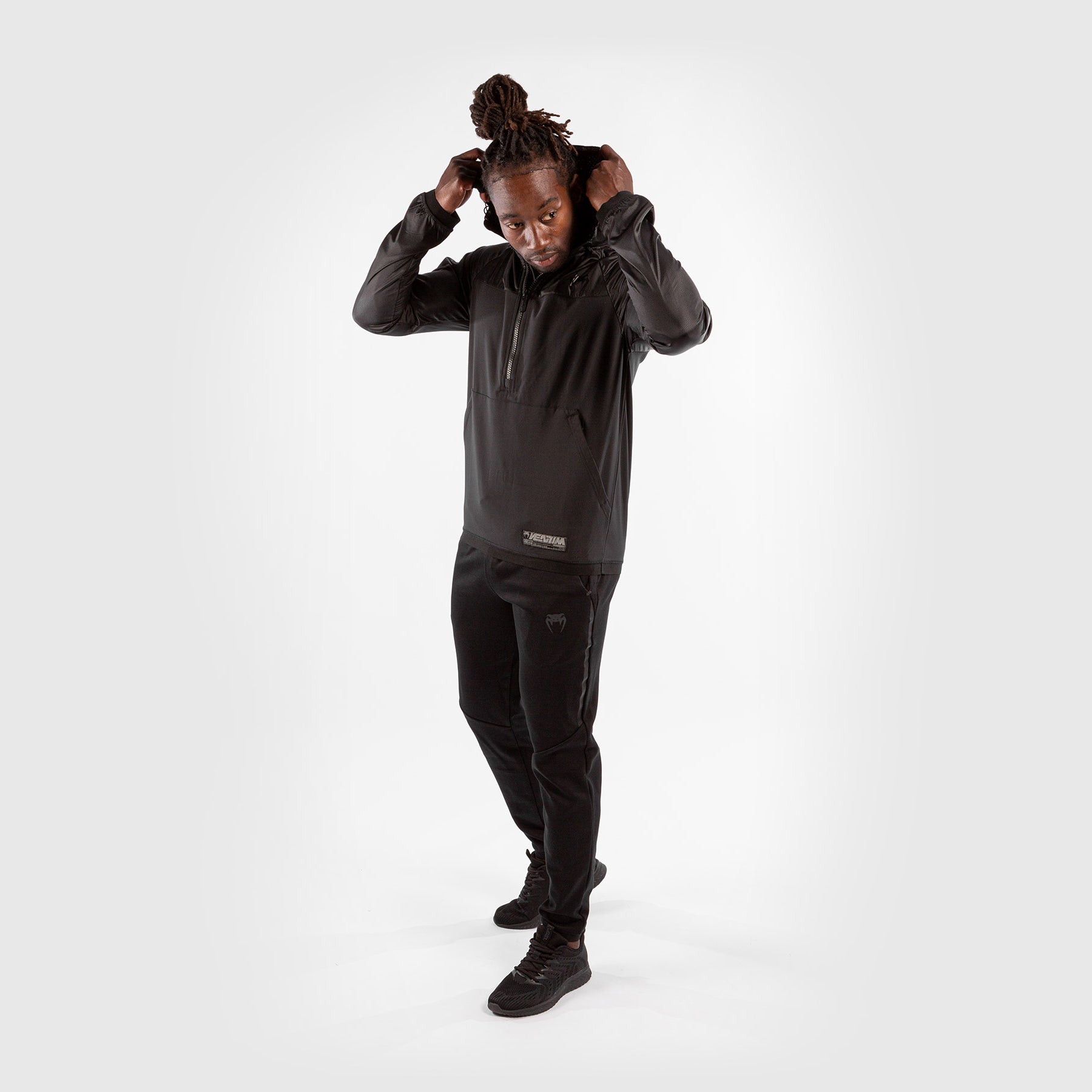 Venum Laser XT Hoodie - Scwharz/Scwharz - Venum Deutschland