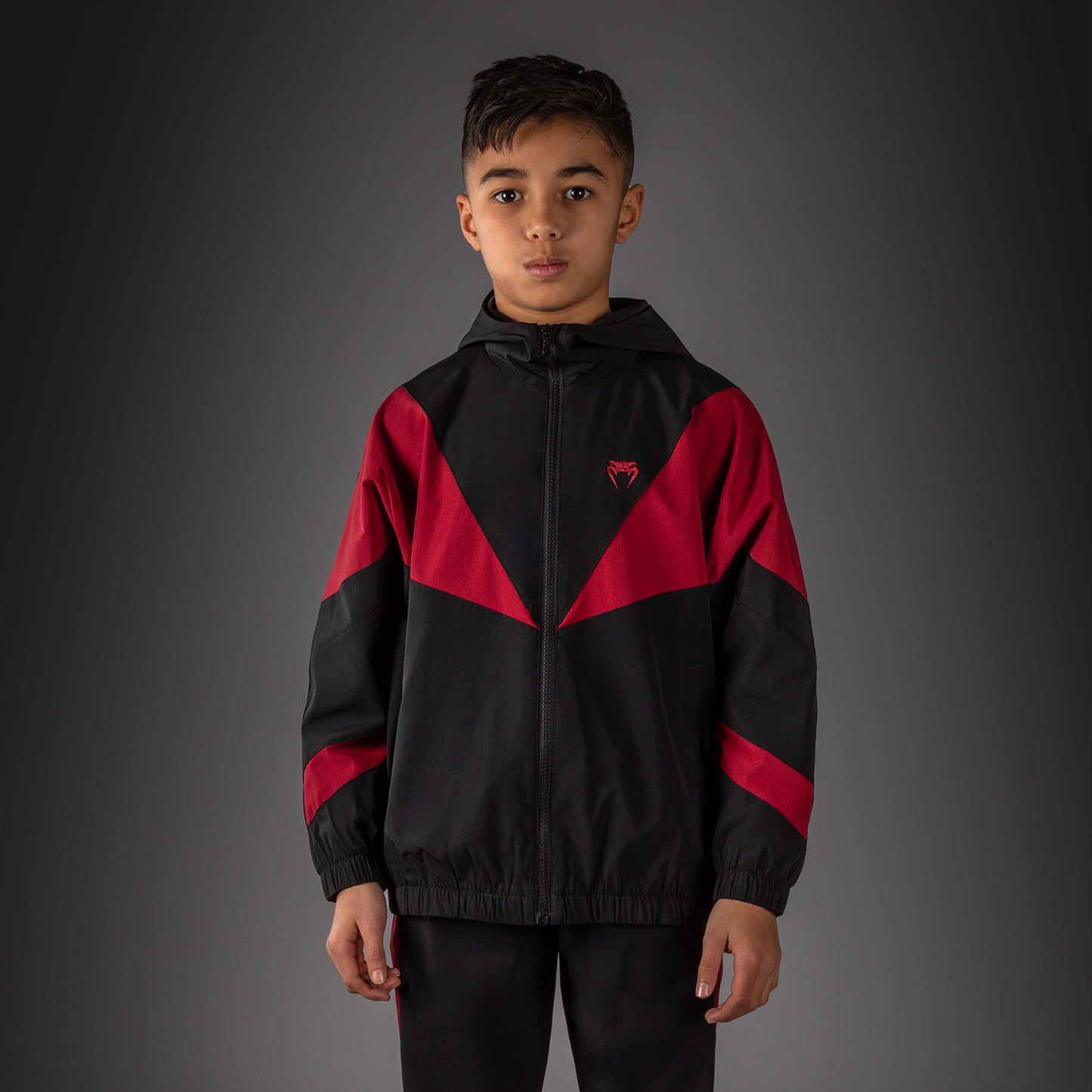 Venum Vectra Trainingsjacke für Kinder - Schwarz/Rot