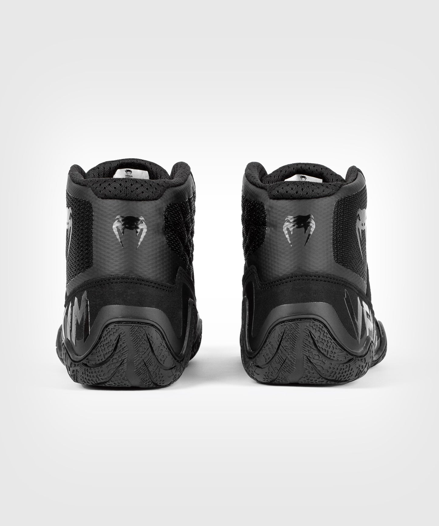 Venum Elite Wrestling Schuhe - Schwarz/Schwarz