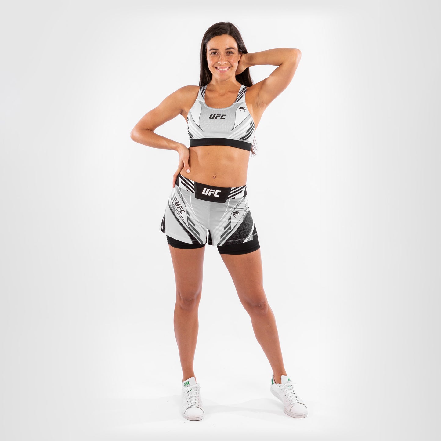 UFC Venum Authentic Fight Night Damen Sport-BH - Weiß