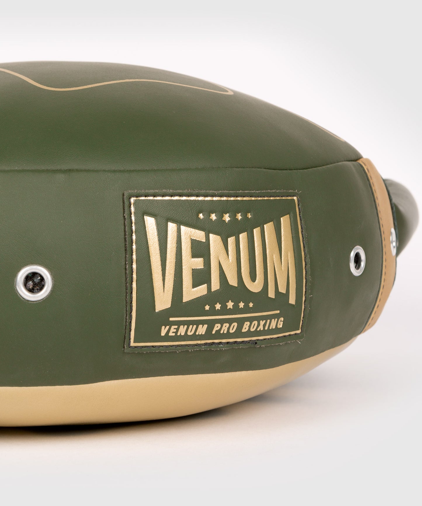 Venum Pro Boxen Runde Punsch Schild - Khaki/Gold