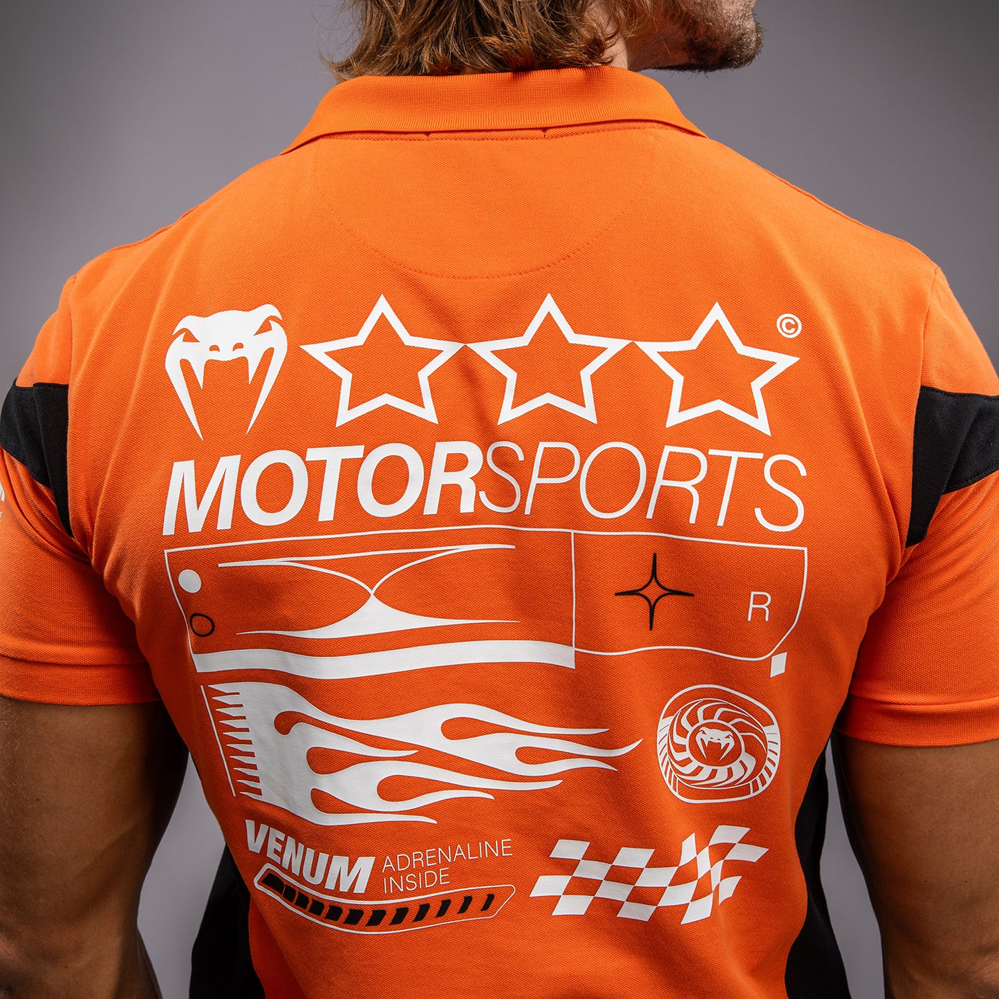 Venum Motorsport Baumwollpolo - Mandarine