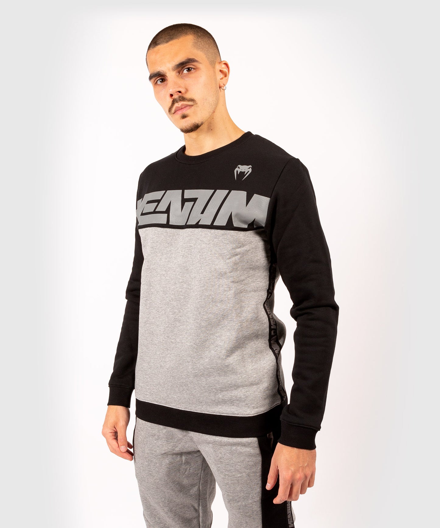 Venum CONNECT Sweatshirt - Schwarz/Dunkelheide Grau