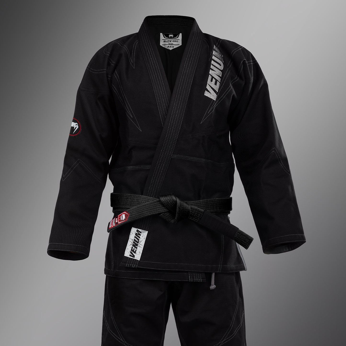Venum Elite 5.0 Brazilian Jiu Jitsu Gi (450 gsm) - Schwarz