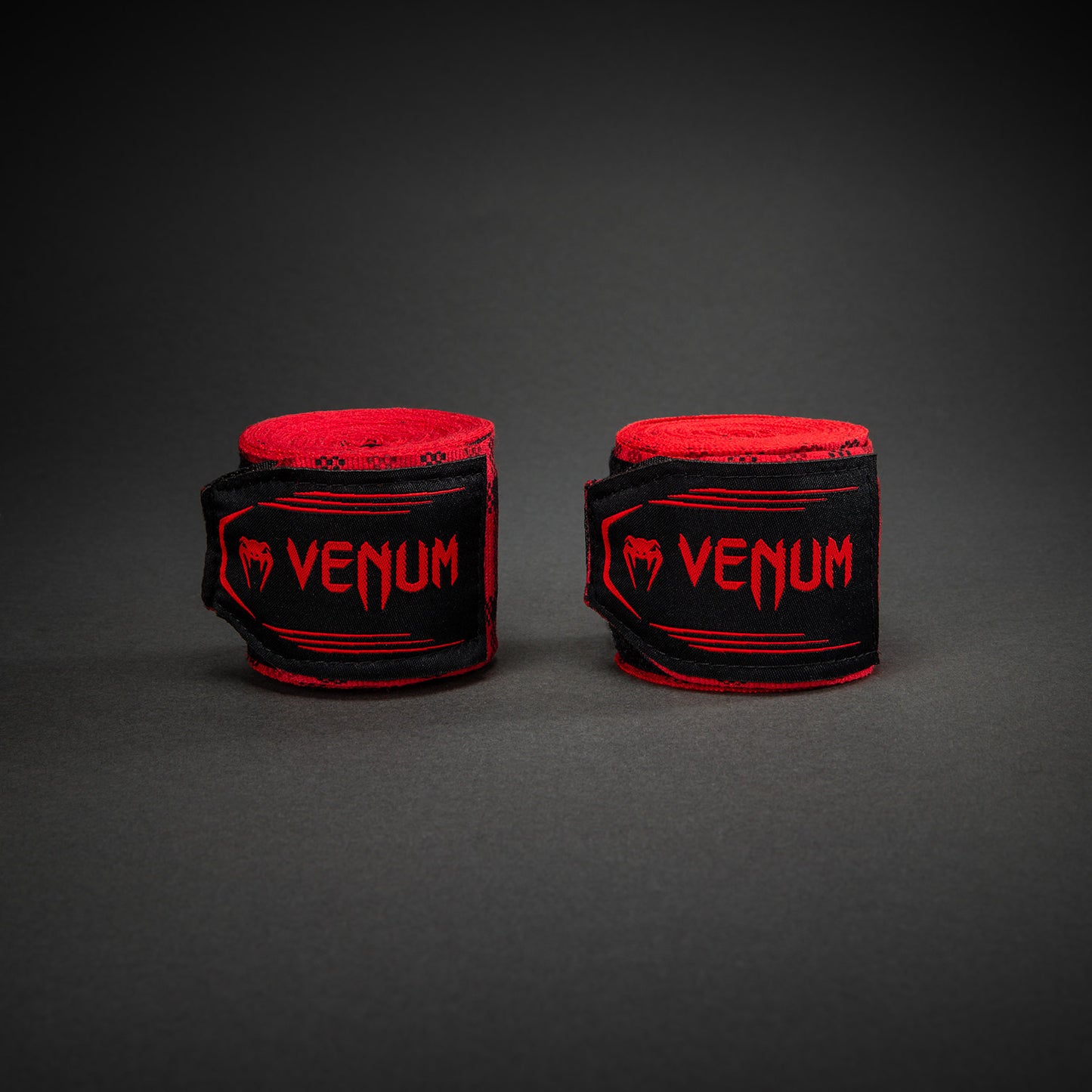 Venum Kontact Evo Tartan Boxing Bandagen - Fury Rot
