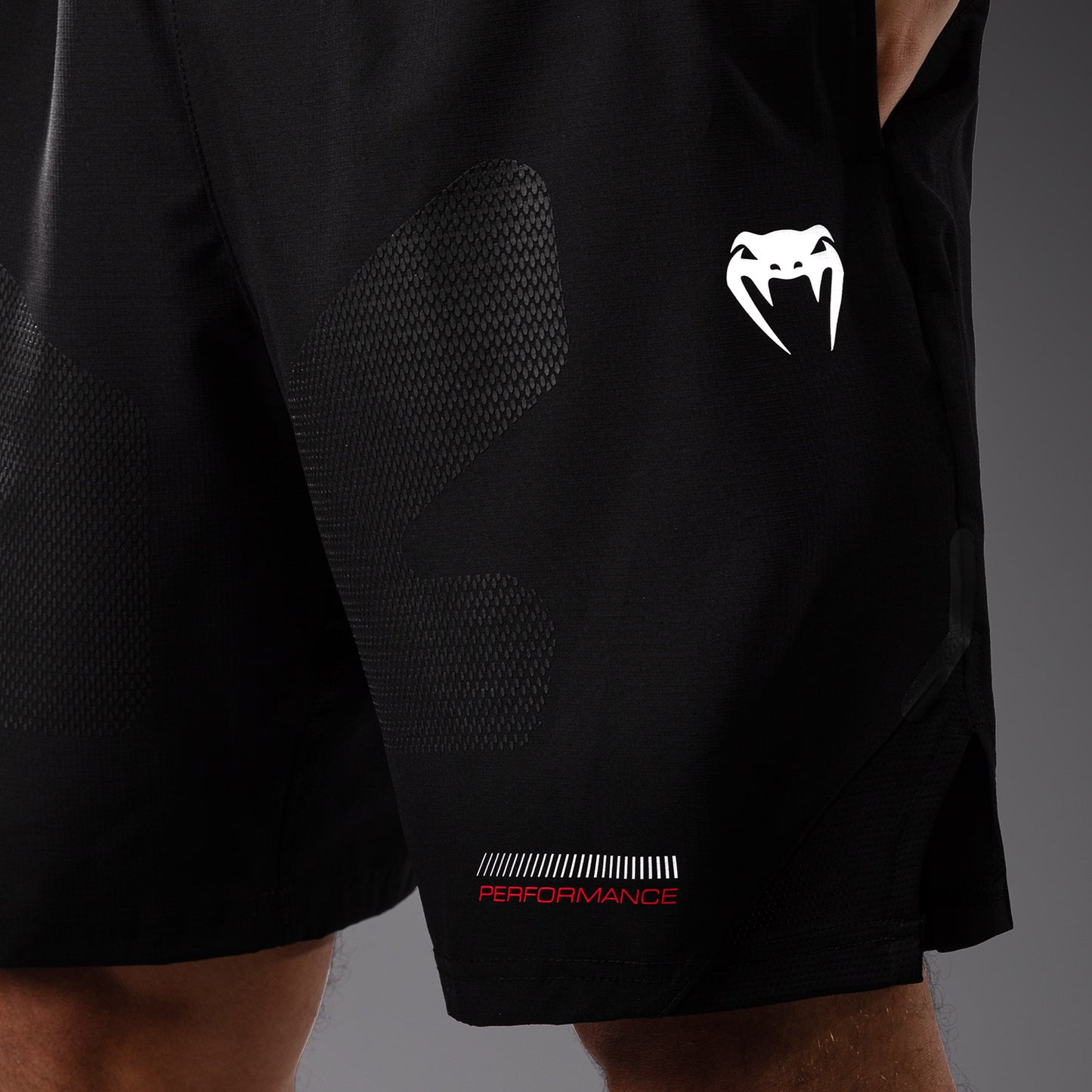 Venum Tactical XT  Herren-Trainingsshorts - Schwarz/Feuerrot