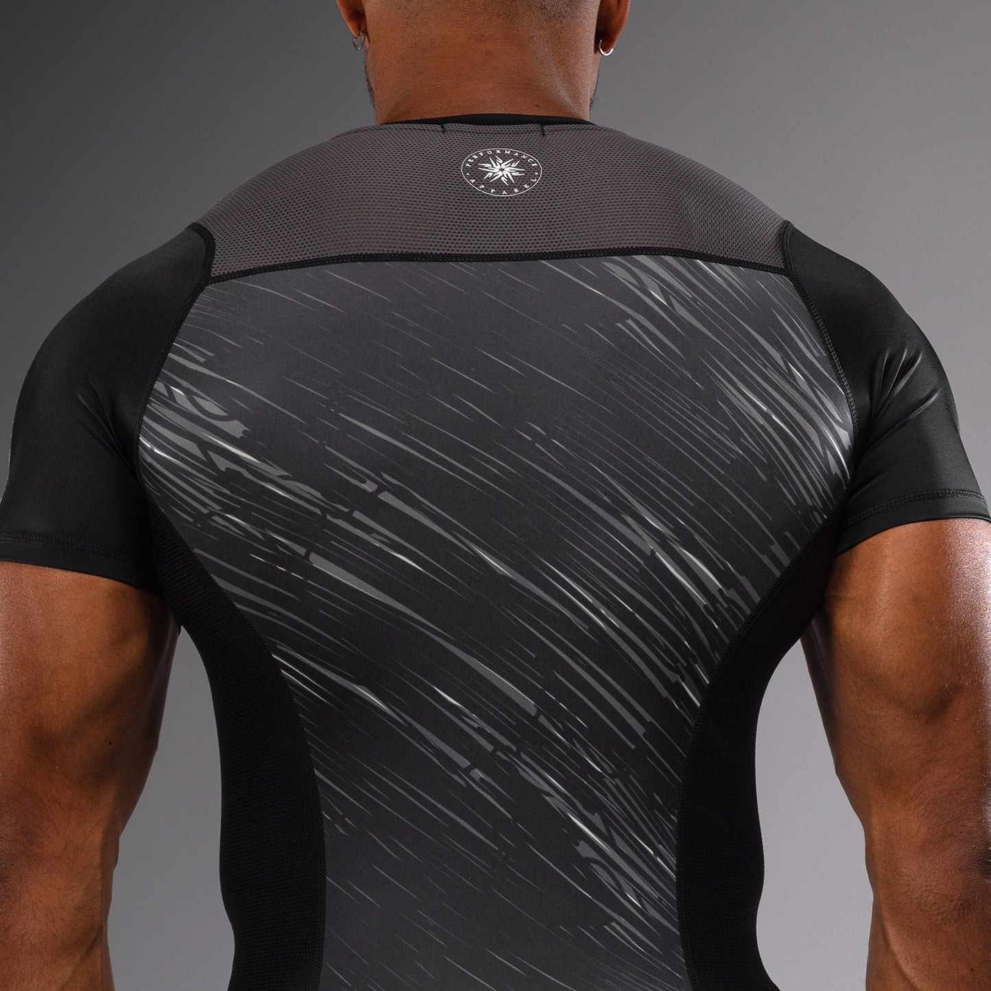 Venum Rapid Kurzarm Rashguard - Schwarz/Sturmgrau