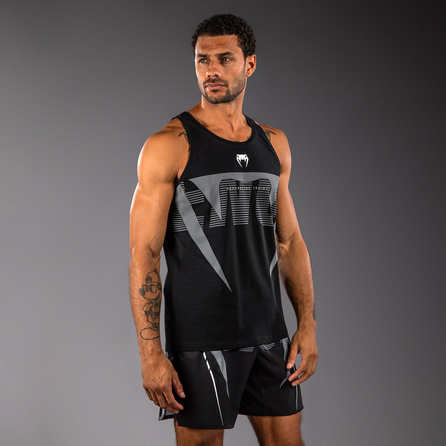Venum Adrenaline Tank Top – Schwarz/Silbergrau