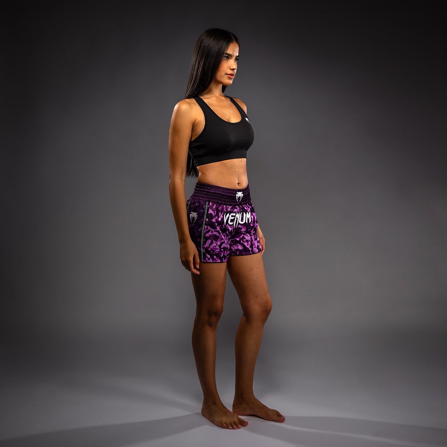 Venum Iris Muay Thai Shorts – Pflaume/Rosa
