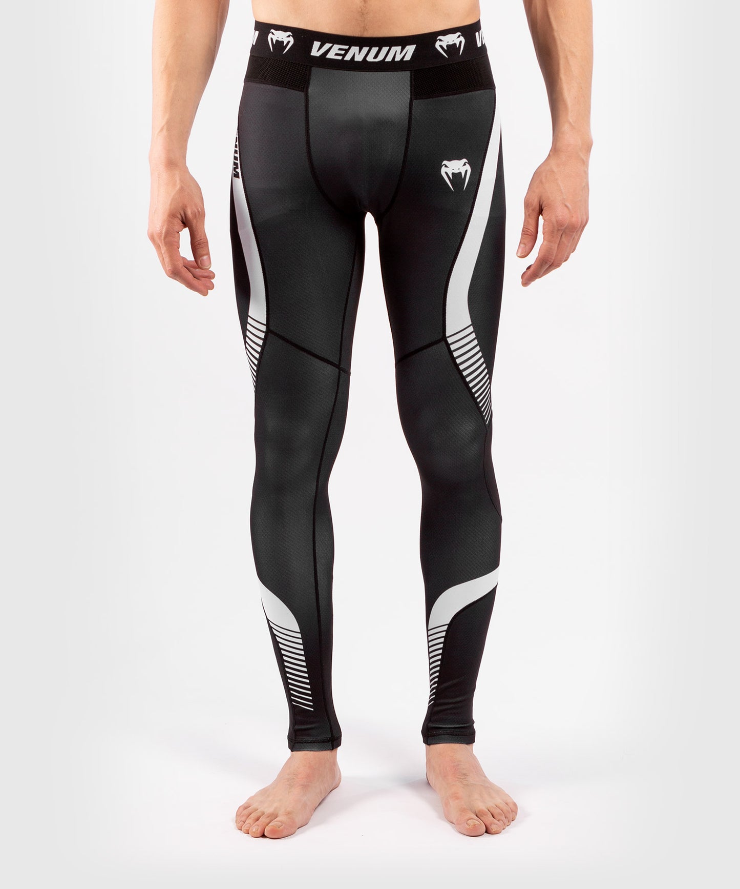Venum No Gi 3.0 Kompressionshose - Schwarz/Weiß