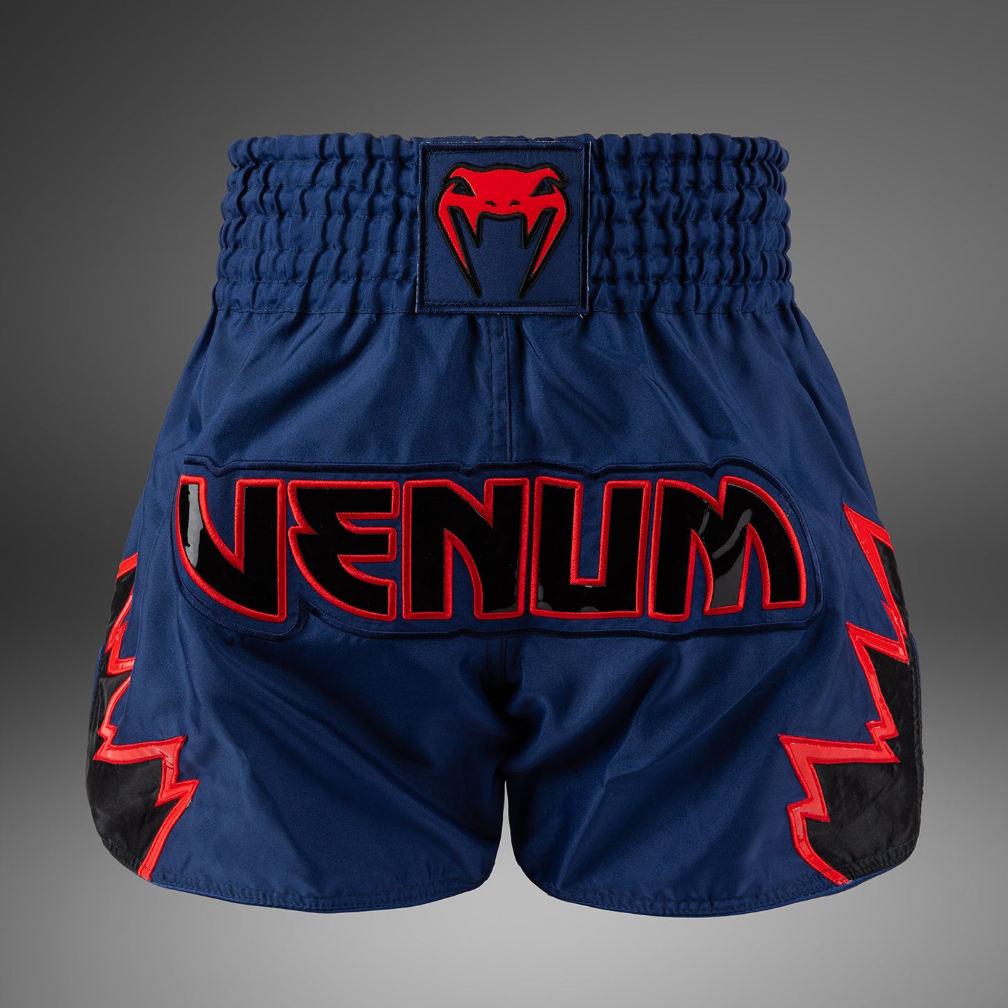 Venum Inferno Muay Thai Shorts - Königsblau/Rot/Schwarz