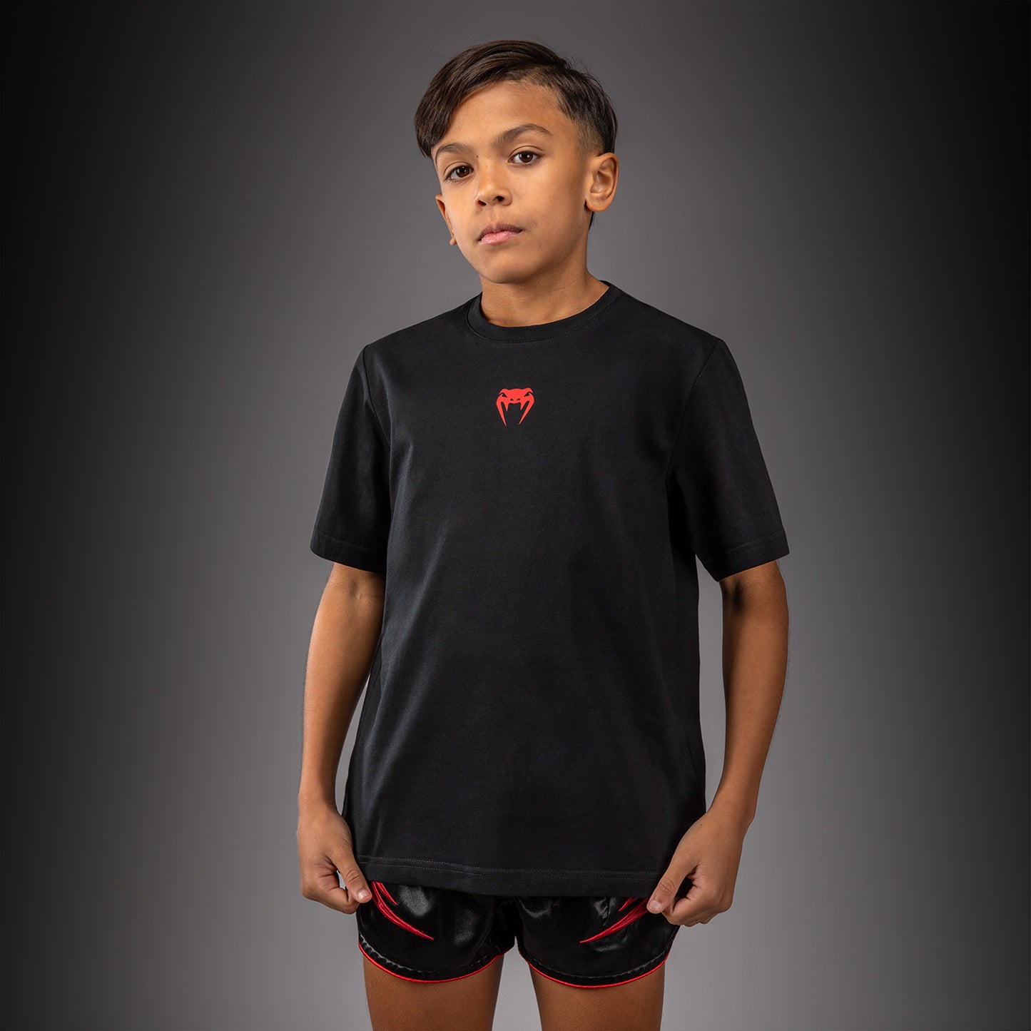 Venum Attack T-Shirt aus Baumwolle - Schwarz/Rot