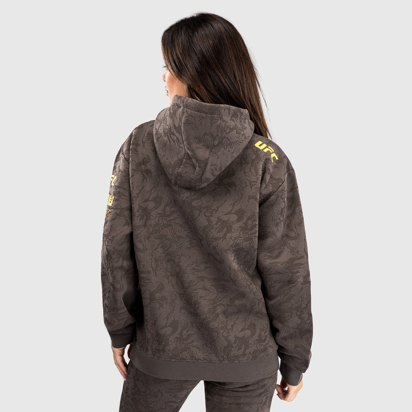 UFC Fusion by Venum Fight Week Damen Pullover Hoodie - Erdiges Braun