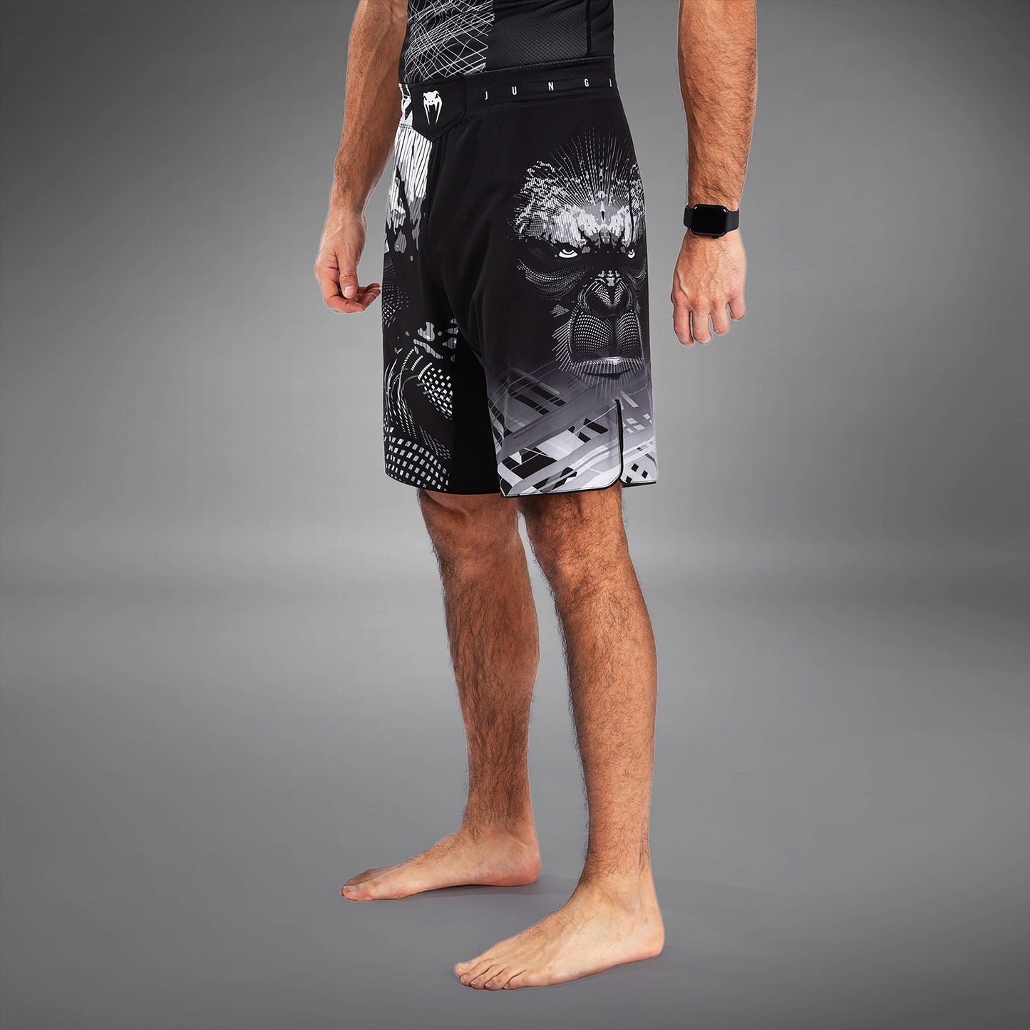 Venum Gorilla Jungle Kampfshorts - Schwarz/Weiß