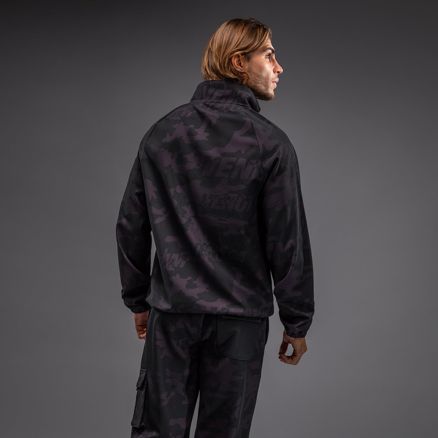 Venum Trooper Herren Trainingsanzug Jacke - Schwarz/Lila